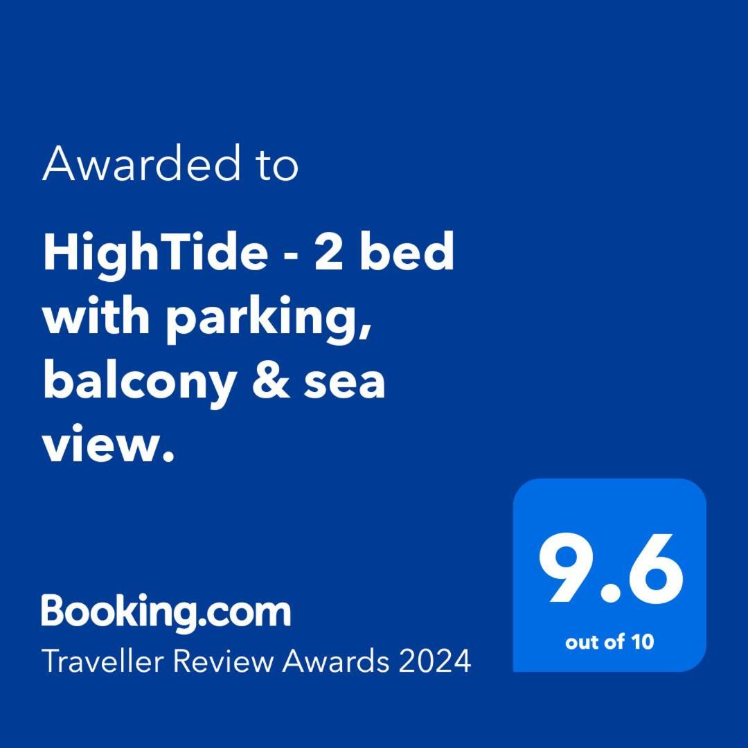 Hightide - 2 Bed With Parking, Balcony & Sea View. Apartment Swanage Bagian luar foto